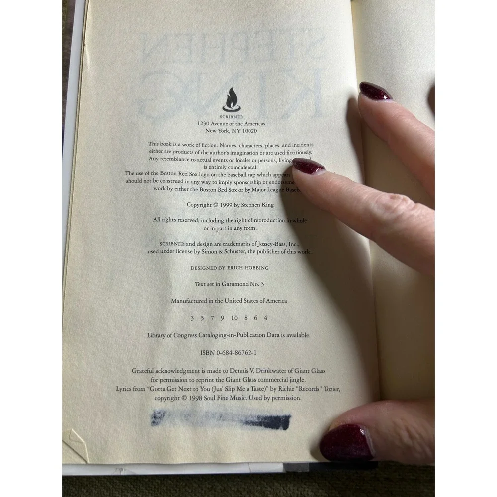 The Girl Who Loved Tom‎ Gordon Stephen King 1st Edition 1999 Hardcover Scribner